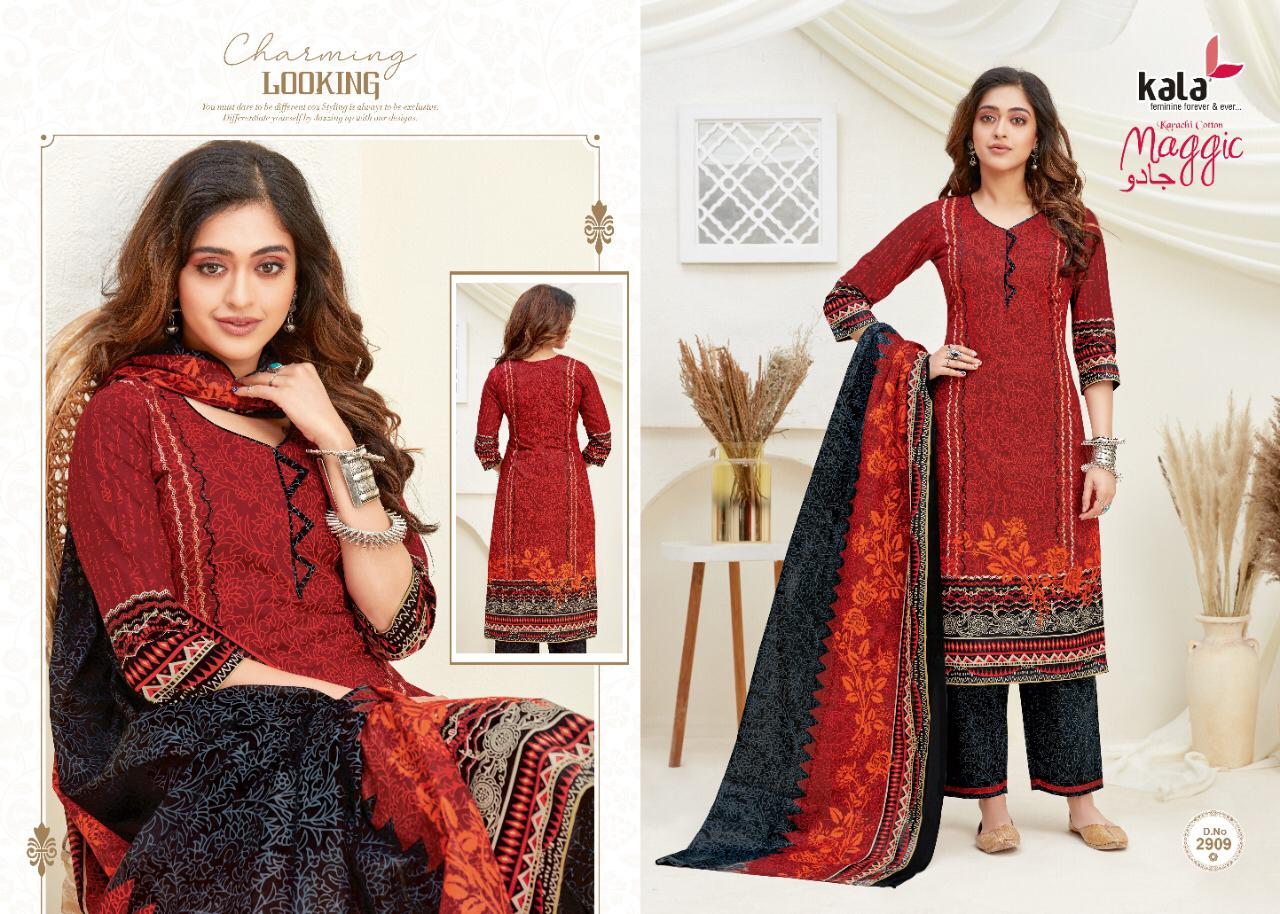 Kala Maggic Vol 14 Exclusive Karachi Cotton Suit  (12 Pcs Set)