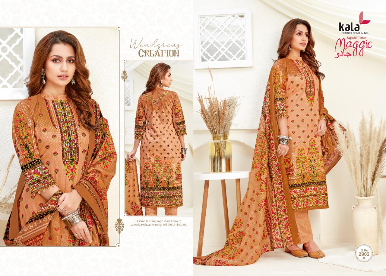 Kala Maggic Vol 14 Exclusive Karachi Cotton Suit  (12 Pcs Set)