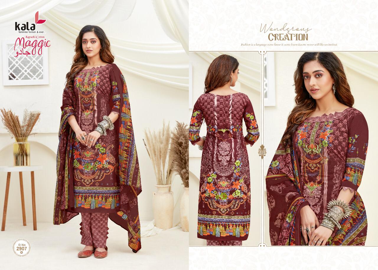 Kala Maggic Vol 14 Exclusive Karachi Cotton Suit  (12 Pcs Set)