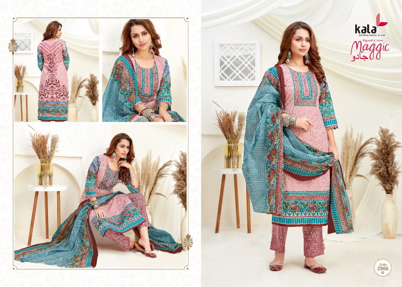 Kala Maggic Vol 14 Exclusive Karachi Cotton Suit  (12 Pcs Set)