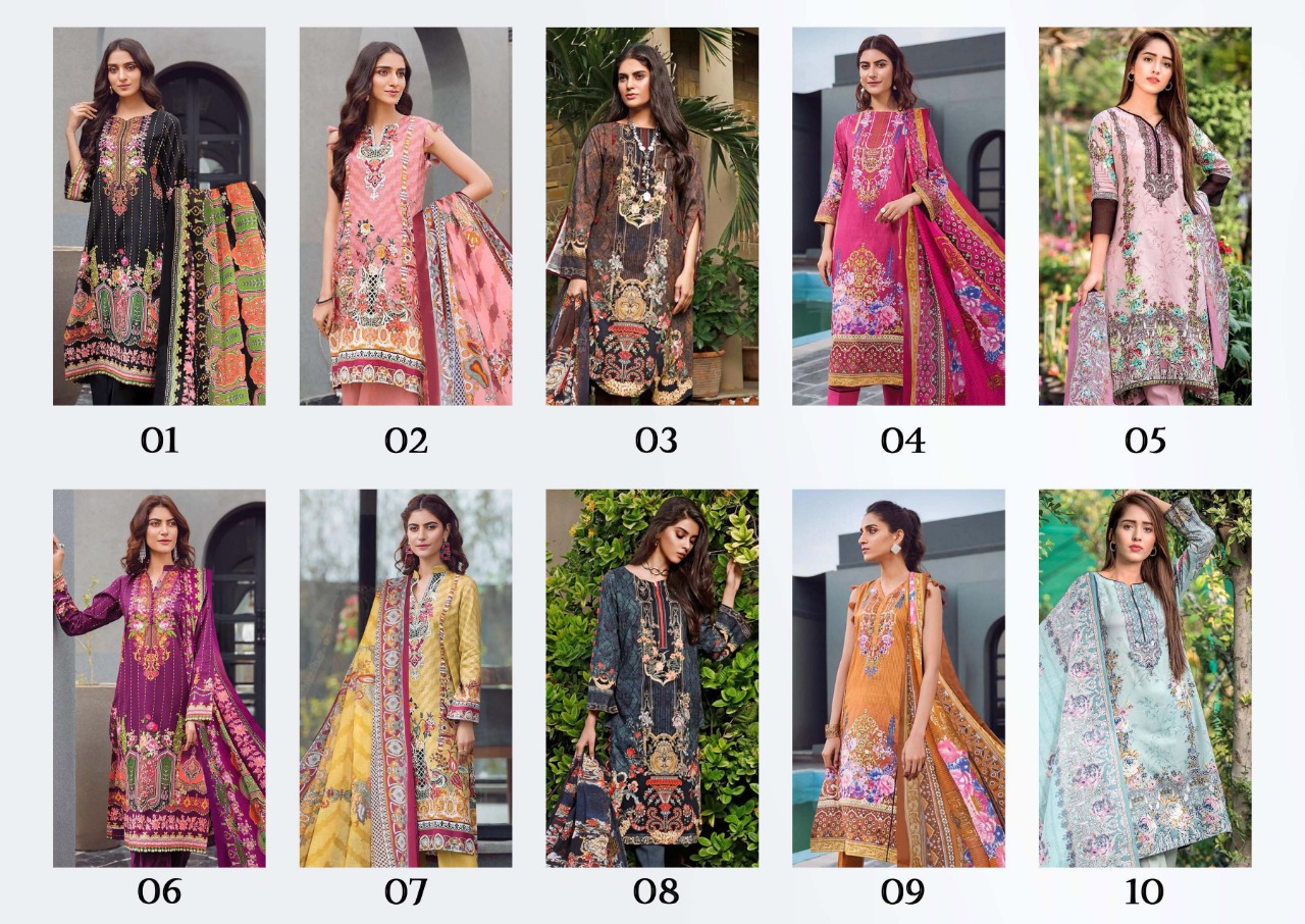 Maira Ahsan Designer Collection Vol 1  Salwar Suit Wholesale Catalog 10 Pcs