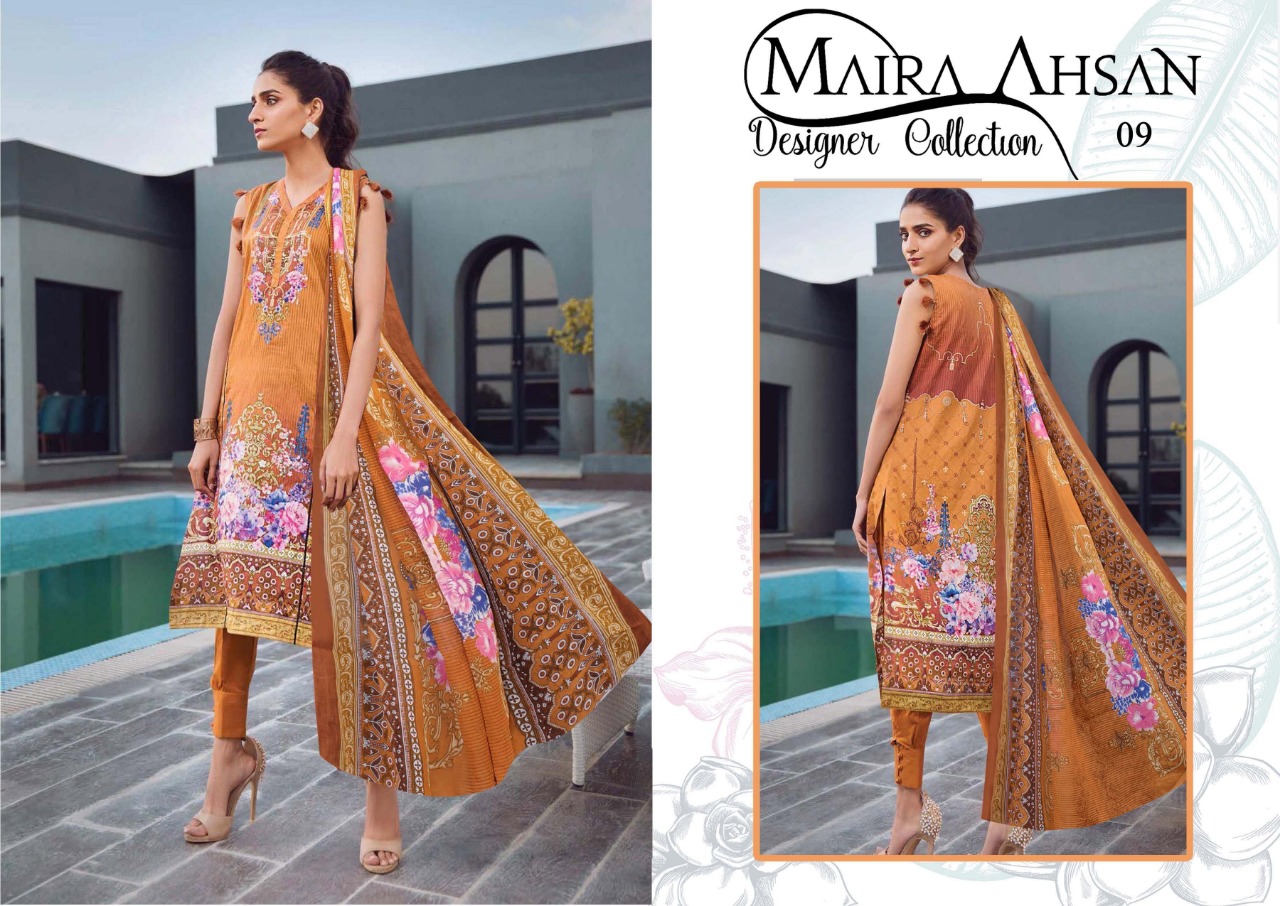 Maira Ahsan Designer Collection Vol 1  Salwar Suit Wholesale Catalog 10 Pcs