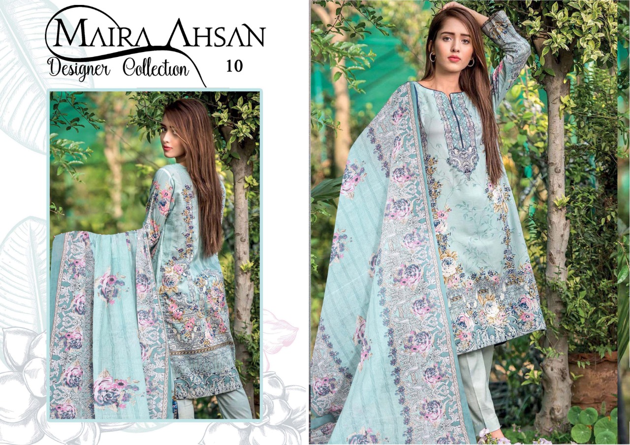 Maira Ahsan Designer Collection Vol 1  Salwar Suit Wholesale Catalog 10 Pcs