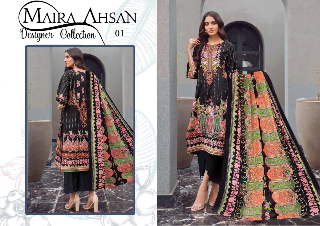 Maira Ahsan Designer Collection Vol 1  Salwar Suit Wholesale Catalog 10 Pcs