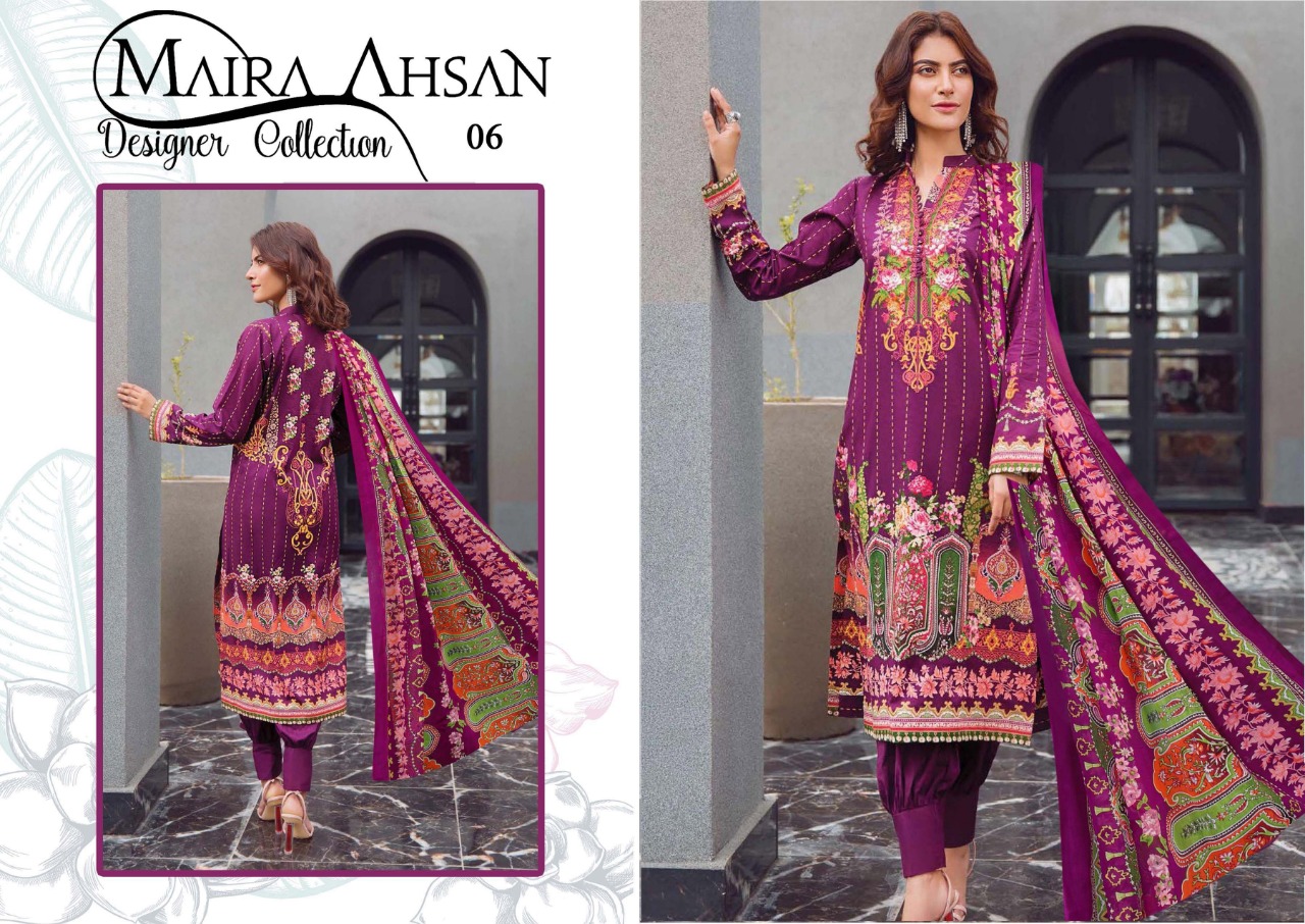 Maira Ahsan Designer Collection Vol 1  Salwar Suit Wholesale Catalog 10 Pcs