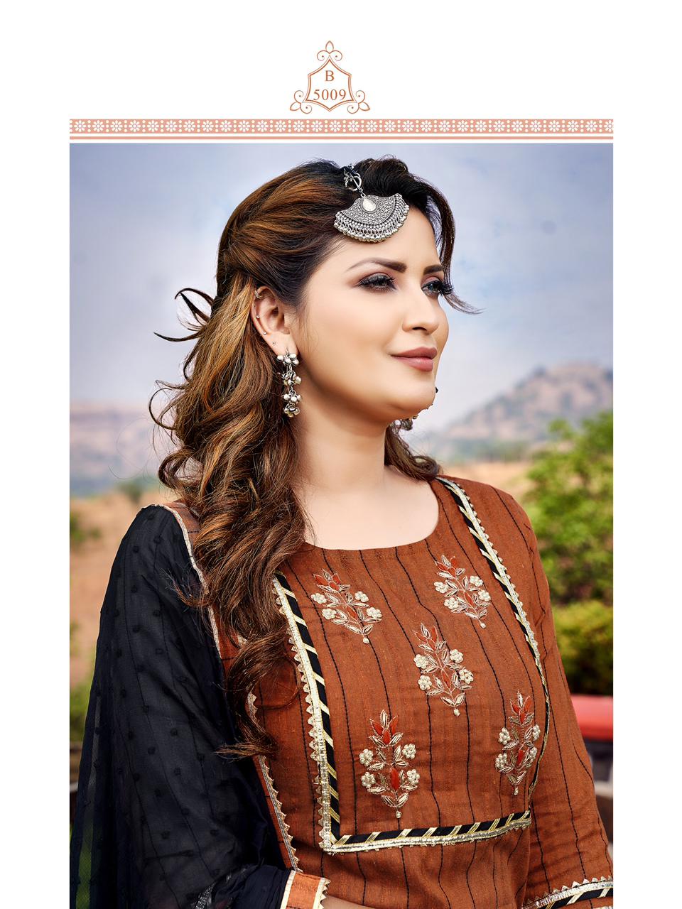 Rt Presenta Tjori 2 Fancy Lining Ethnic Wear Readymade Collection