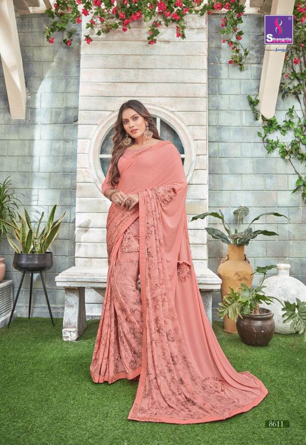 Shangrila Alisha Party Wear Designer Saree Catalog