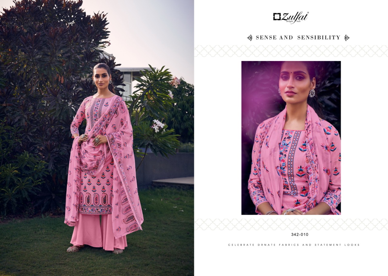 Zulfat Summer Fiesta  Wholesale Cotton Dress Material Catalog