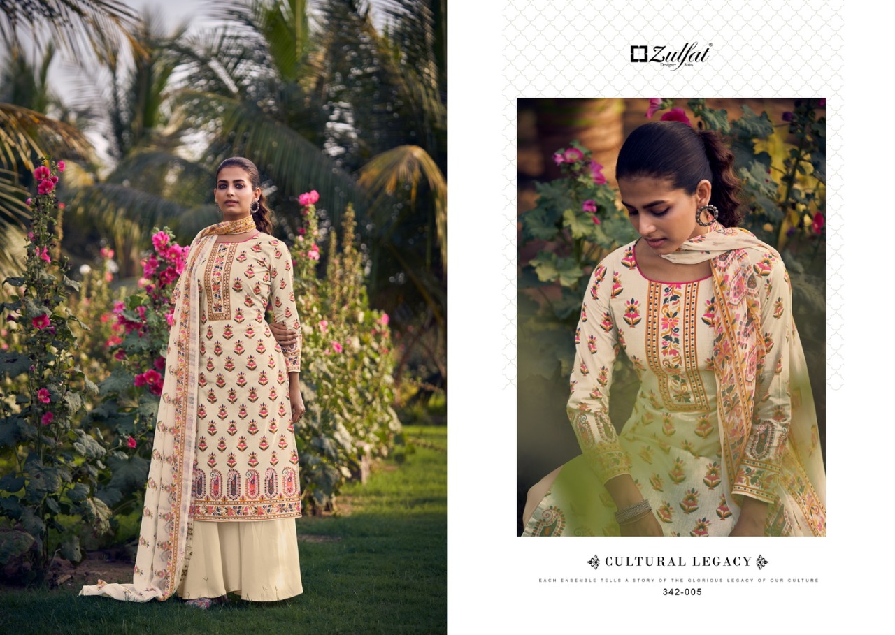 Zulfat Summer Fiesta  Wholesale Cotton Dress Material Catalog
