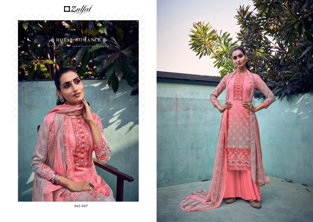 Zulfat Summer Fiesta  Wholesale Cotton Dress Material Catalog