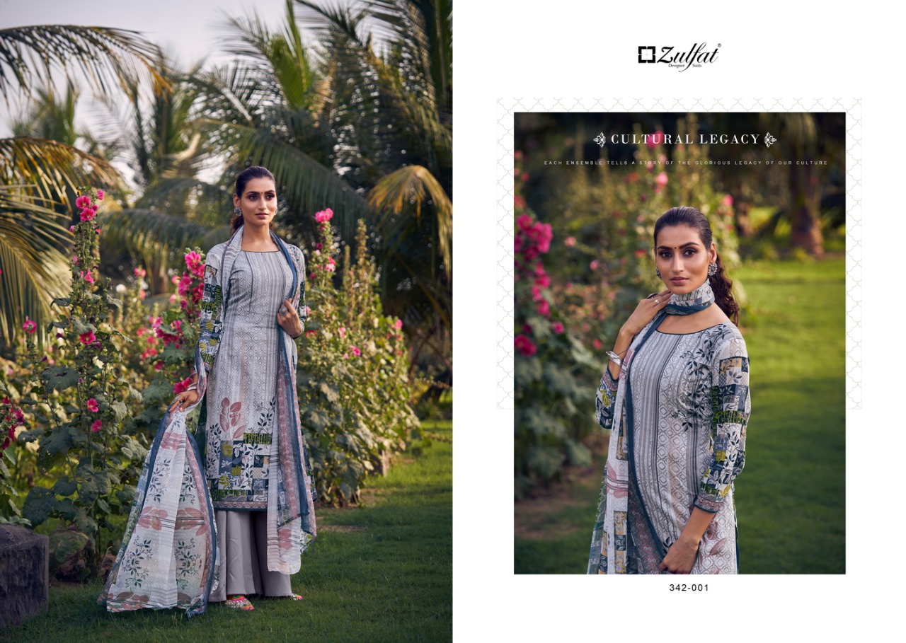 Zulfat Summer Fiesta  Wholesale Cotton Dress Material Catalog