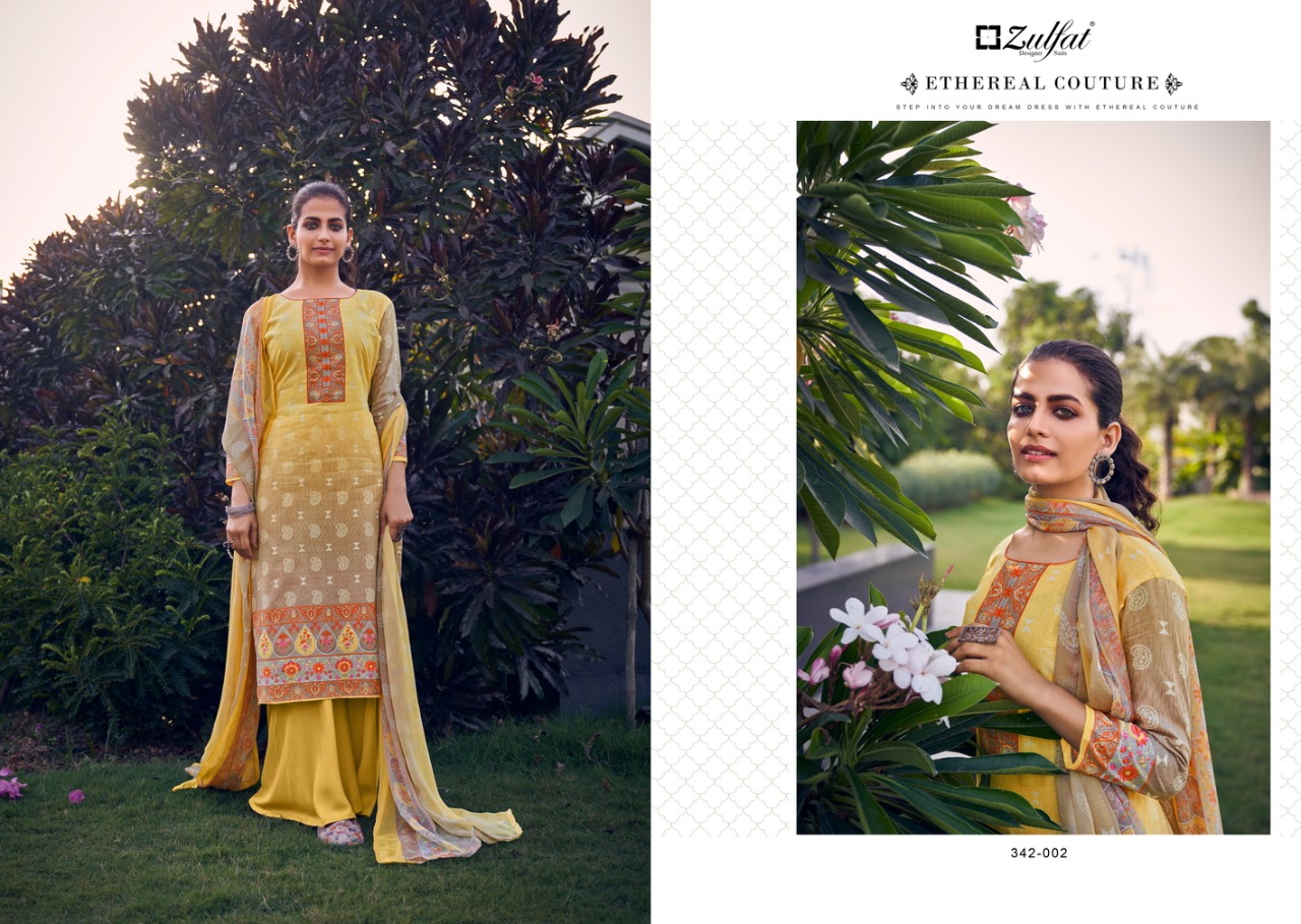 Zulfat Summer Fiesta  Wholesale Cotton Dress Material Catalog