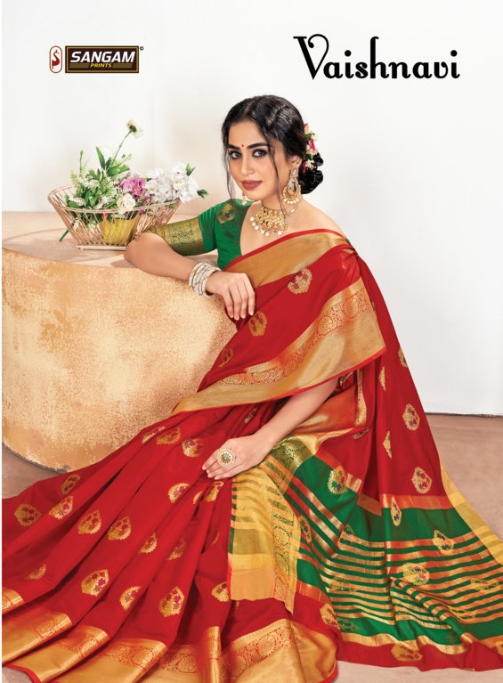 Sangam Presents Vaishnavi Handloom Silk Sarees
