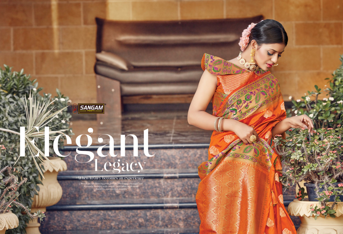 Sangam Presents Tanvika Pure Soft Silk Sarees