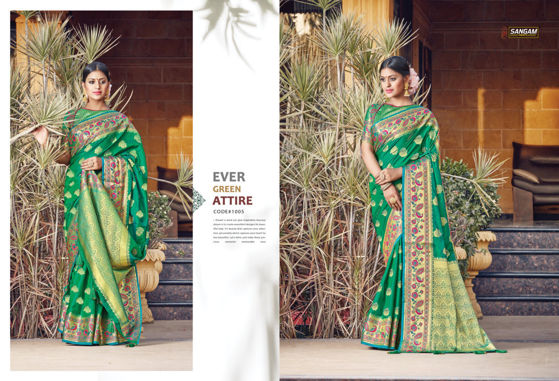 Sangam Presents Tanvika Pure Soft Silk Sarees