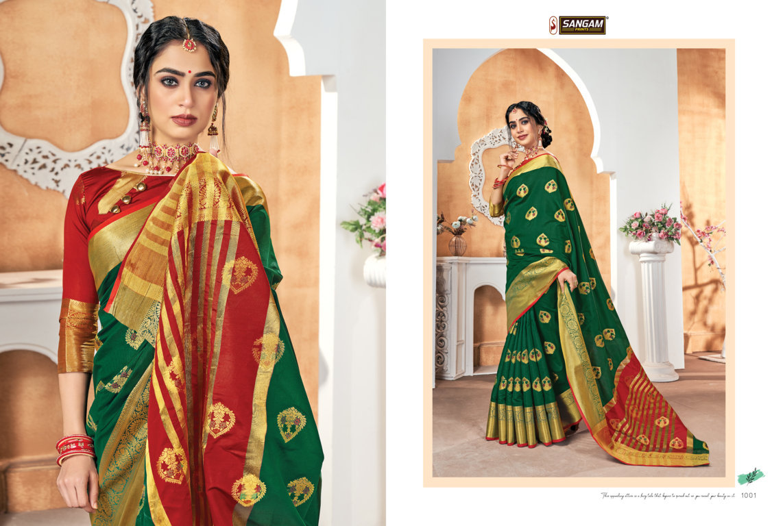 Sangam Presents Vaishnavi Handloom Silk Sarees