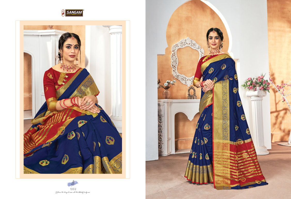 Sangam Presents Vaishnavi Handloom Silk Sarees