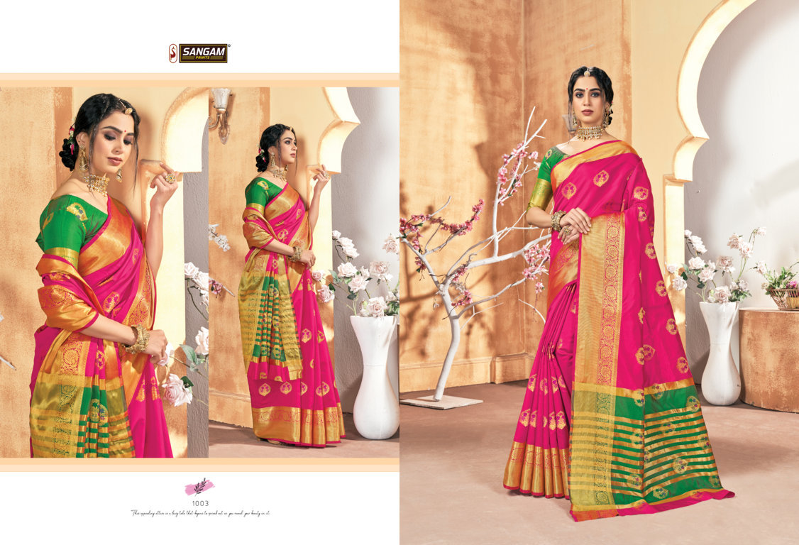 Sangam Presents Vaishnavi Handloom Silk Sarees