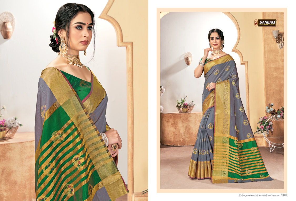 Sangam Presents Vaishnavi Handloom Silk Sarees