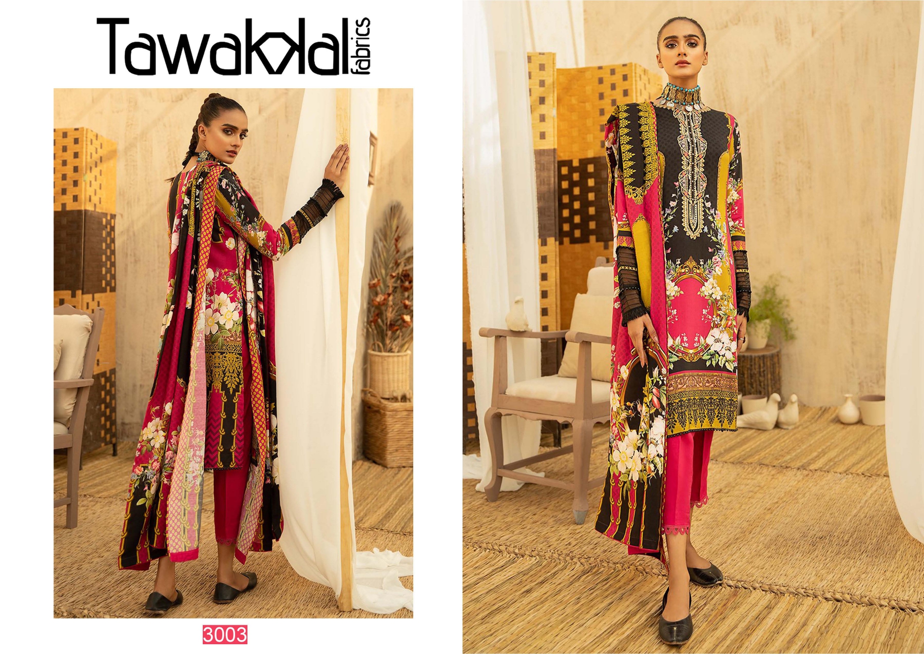 Tawakkal Opulence Luxury Cotton Vol  3 Pure Cotton Karachi Dress Material