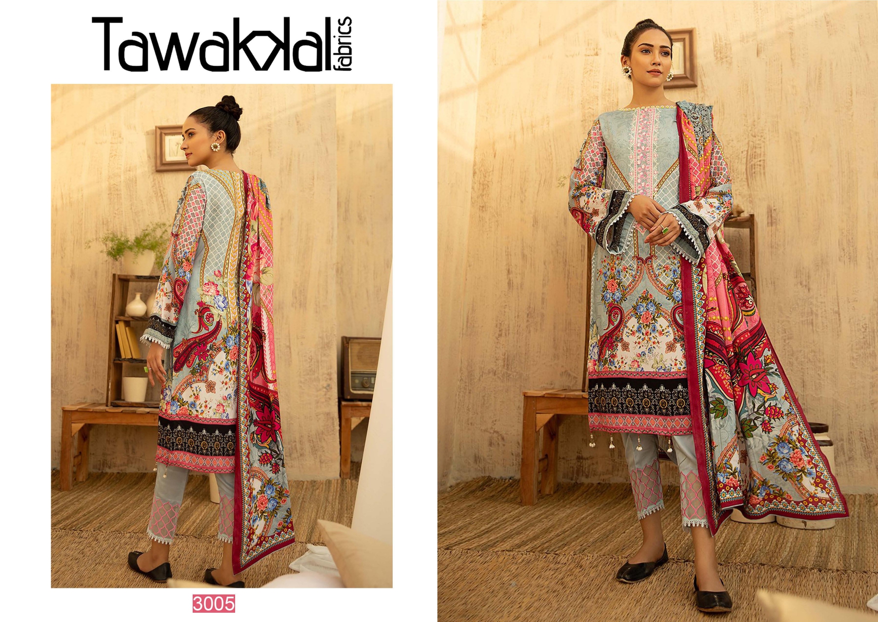 Tawakkal Opulence Luxury Cotton Vol  3 Pure Cotton Karachi Dress Material