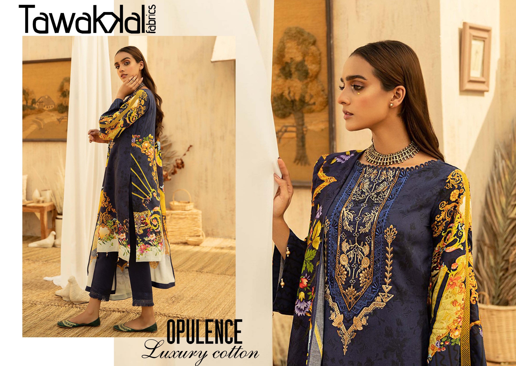 Tawakkal Opulence Luxury Cotton Vol  3 Pure Cotton Karachi Dress Material