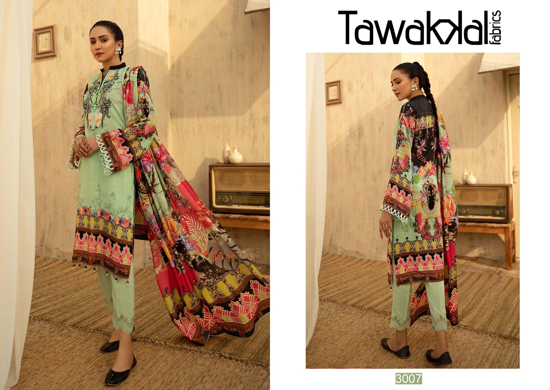 Tawakkal Opulence Luxury Cotton Vol  3 Pure Cotton Karachi Dress Material