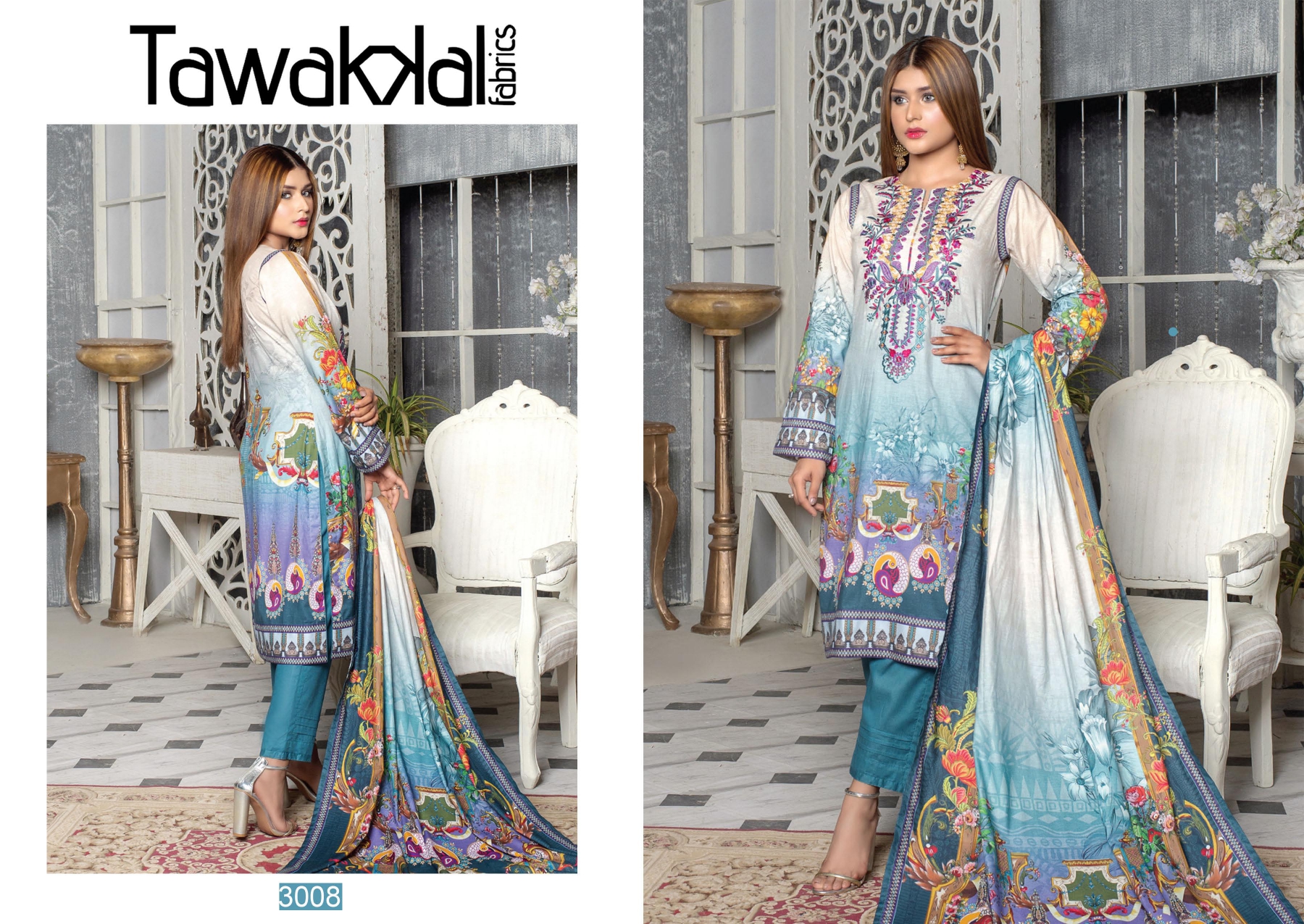Tawakkal Opulence Luxury Cotton Vol  3 Pure Cotton Karachi Dress Material