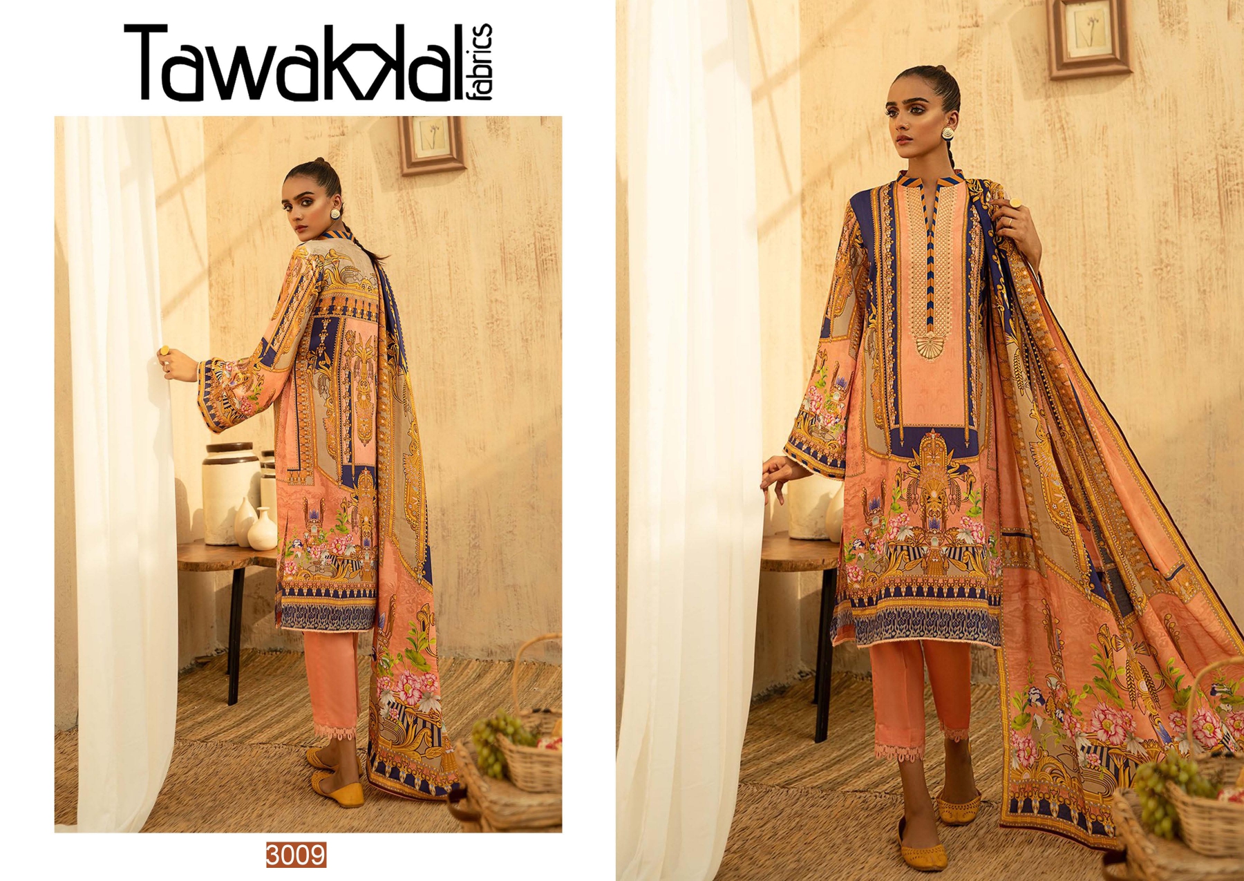 Tawakkal Opulence Luxury Cotton Vol  3 Pure Cotton Karachi Dress Material