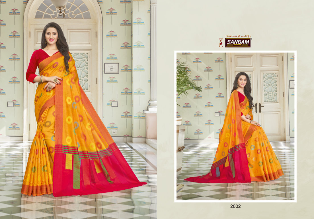 Sangam Presents Vedika Handloom Cotton Sarees