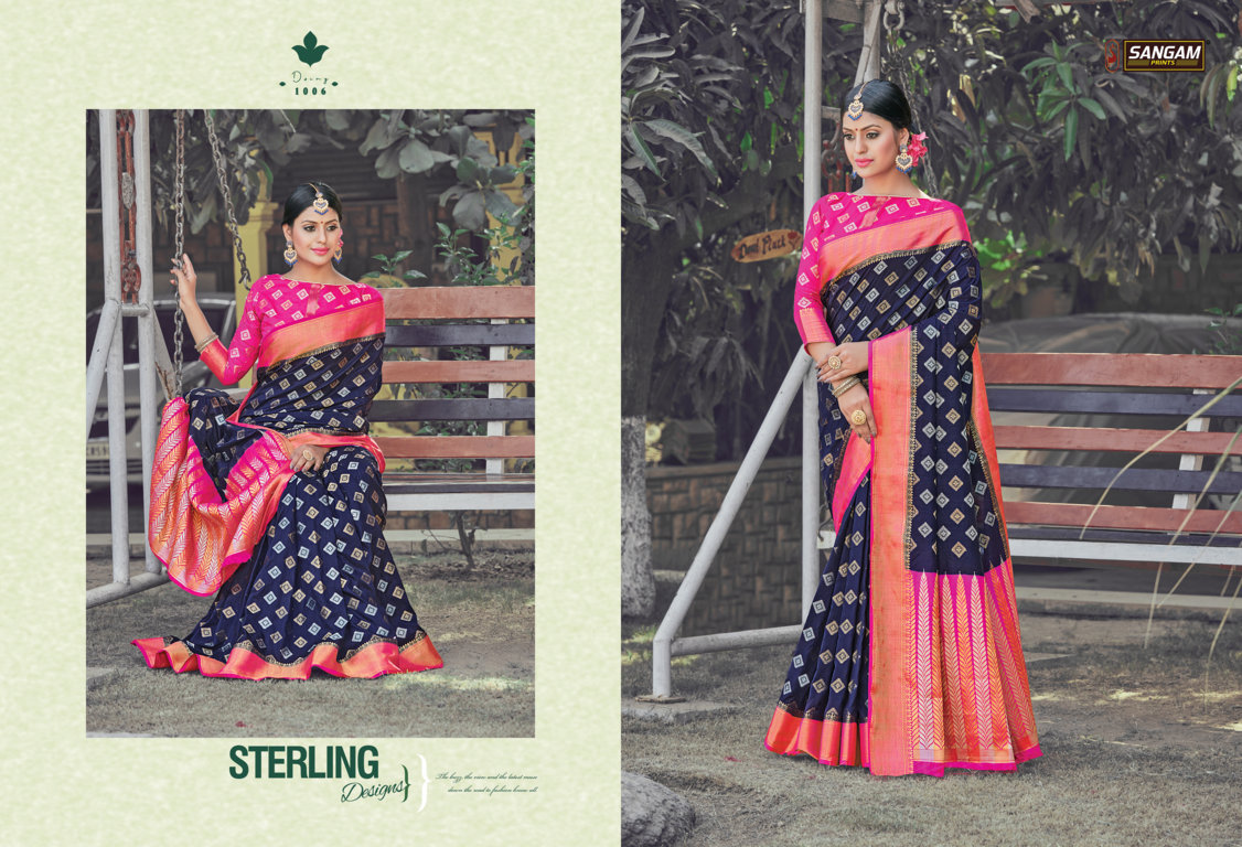 Sangam Presents Asadhya Silk Pure Soft Silk Sarees