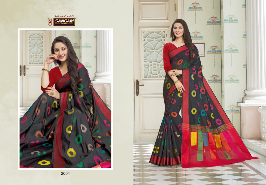 Sangam Presents Vedika Handloom Cotton Sarees