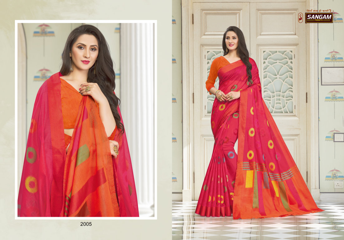 Sangam Presents Vedika Handloom Cotton Sarees
