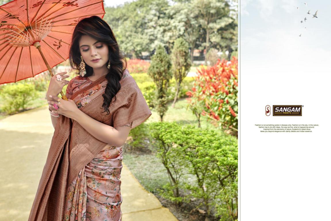 Sangam Presents Elegance Pure Linen Sarees