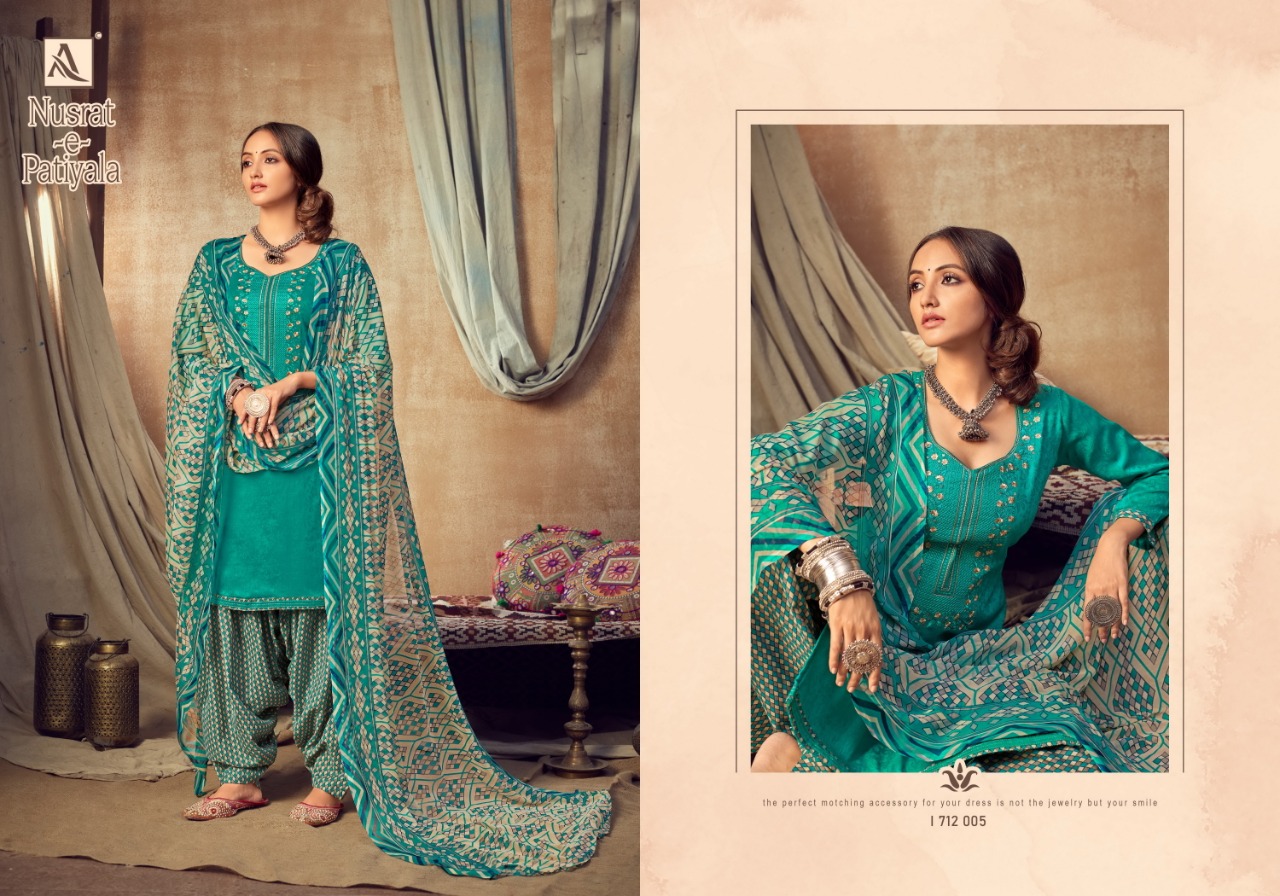 Alok Nusrat E Patiyala  Vol  7 Punjabi Style Patiyala Dress Material Buy Fancy  Dress Material