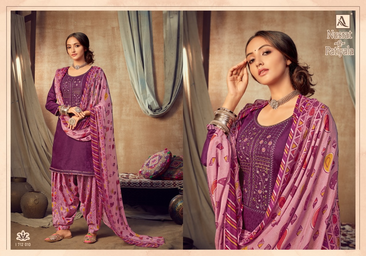 Alok Nusrat E Patiyala  Vol  7 Punjabi Style Patiyala Dress Material Buy Fancy  Dress Material