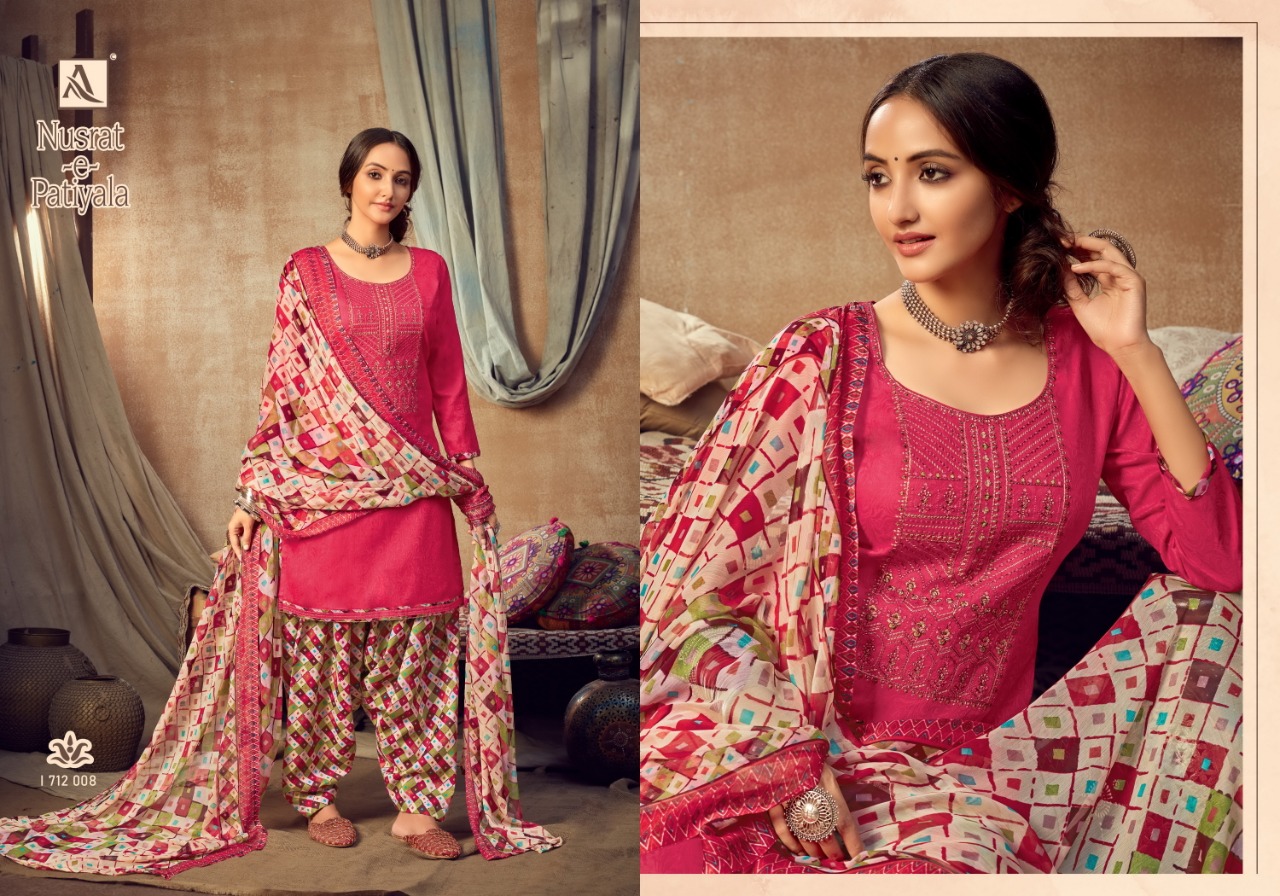 Alok Nusrat E Patiyala  Vol  7 Punjabi Style Patiyala Dress Material Buy Fancy  Dress Material
