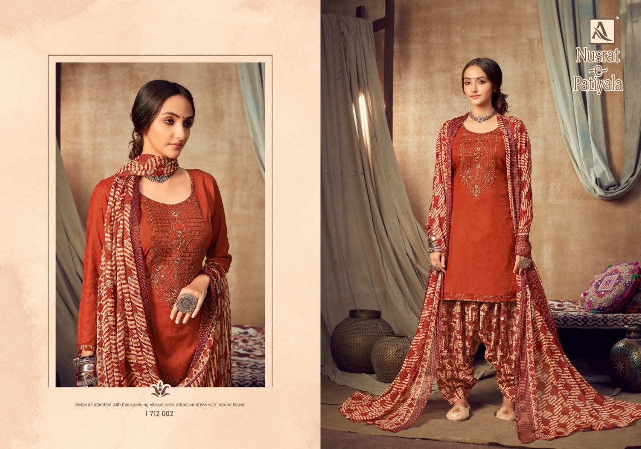 Alok Nusrat E Patiyala  Vol  7 Punjabi Style Patiyala Dress Material Buy Fancy  Dress Material