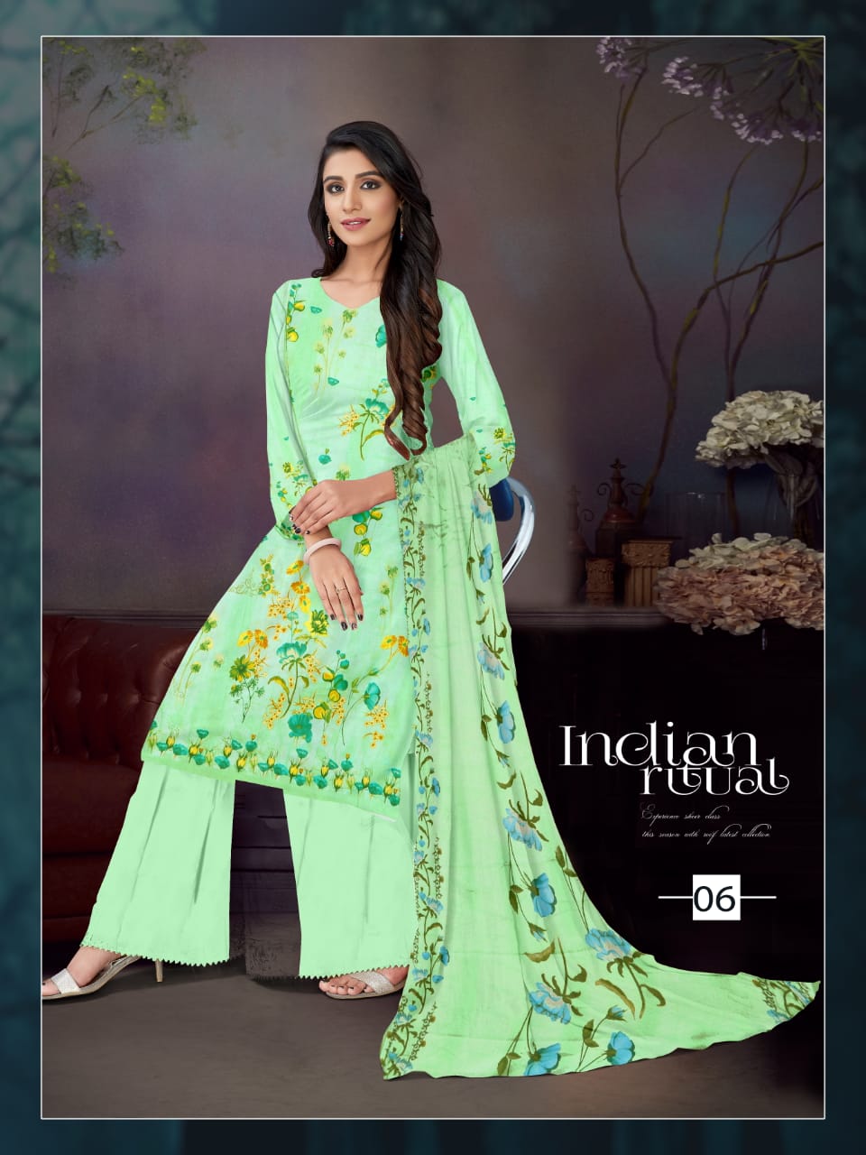 Anita Sahiba Beautiful Cambric Printed Dress Materials Catalogue