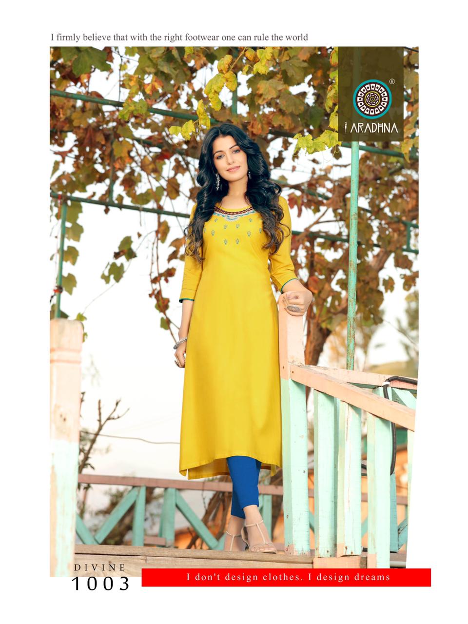 Aradhna Divine Vol  1  Rayon Casual Wear Kurti Buy Fancy Kurtis Catalog