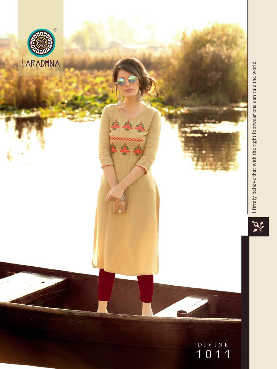 Aradhna Divine Vol  1  Rayon Casual Wear Kurti Buy Fancy Kurtis Catalog