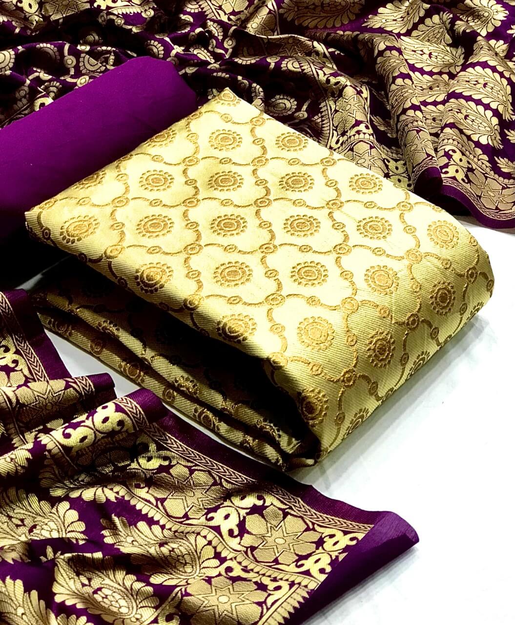 Banarasi Silk Dress Vol 39 Fancy Banarasi Silk Salwar Catalog