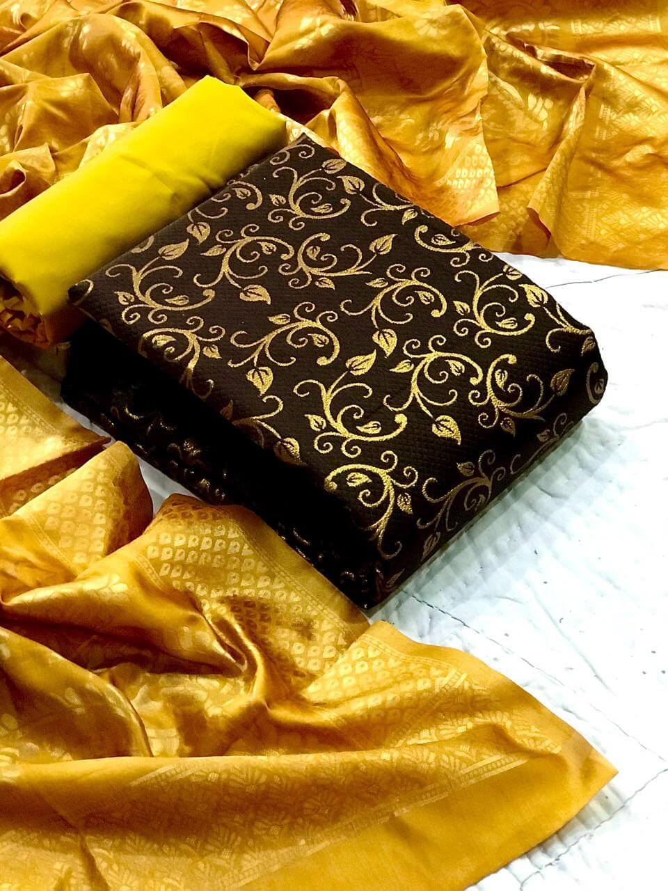 Banarasi Silk Dress  Vol 46 Fancy Ethnic Wear Banarasi Silk Salwar Catalog