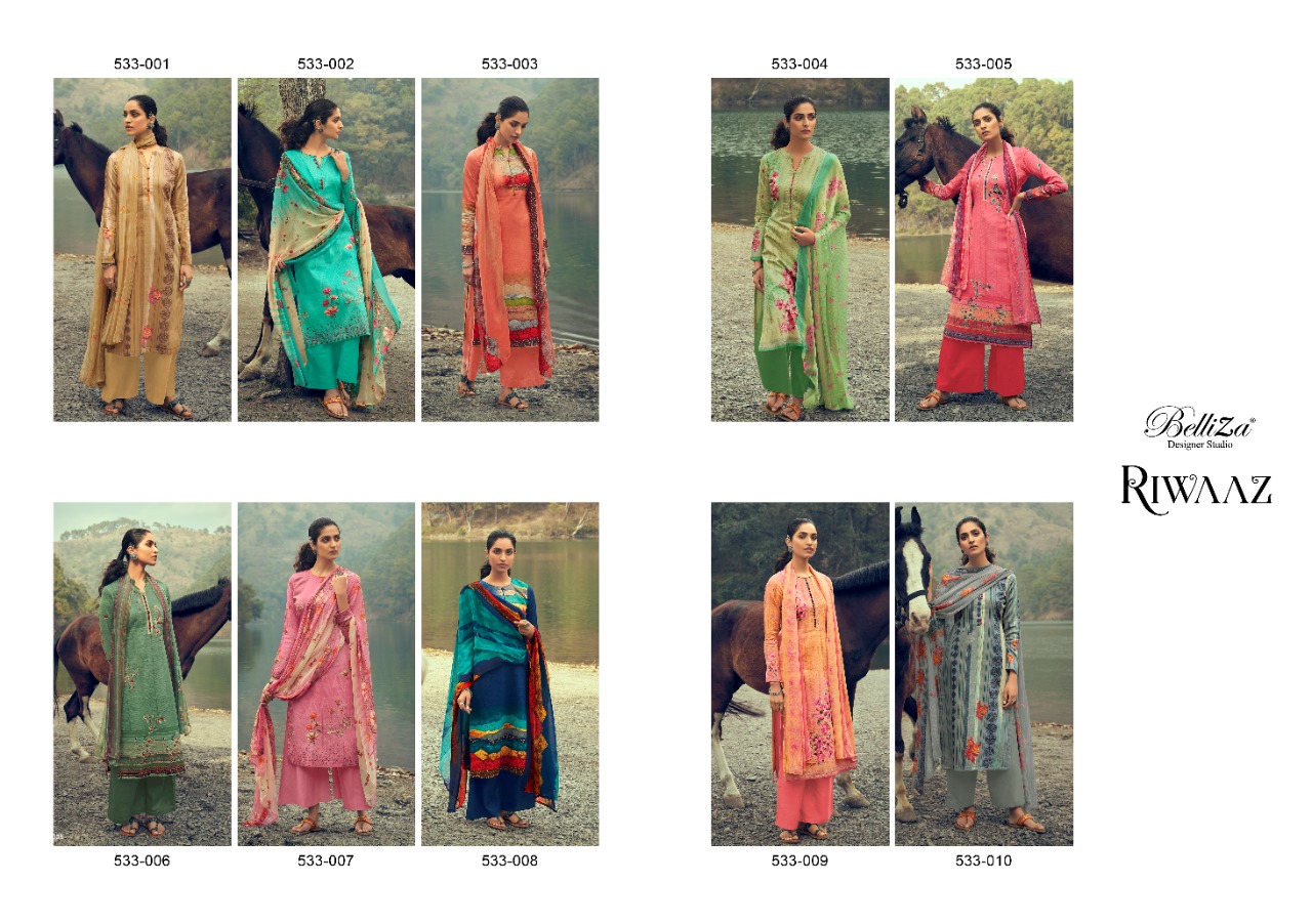 Belliza Riwaaz  Buy Designer Salwar Suits Online