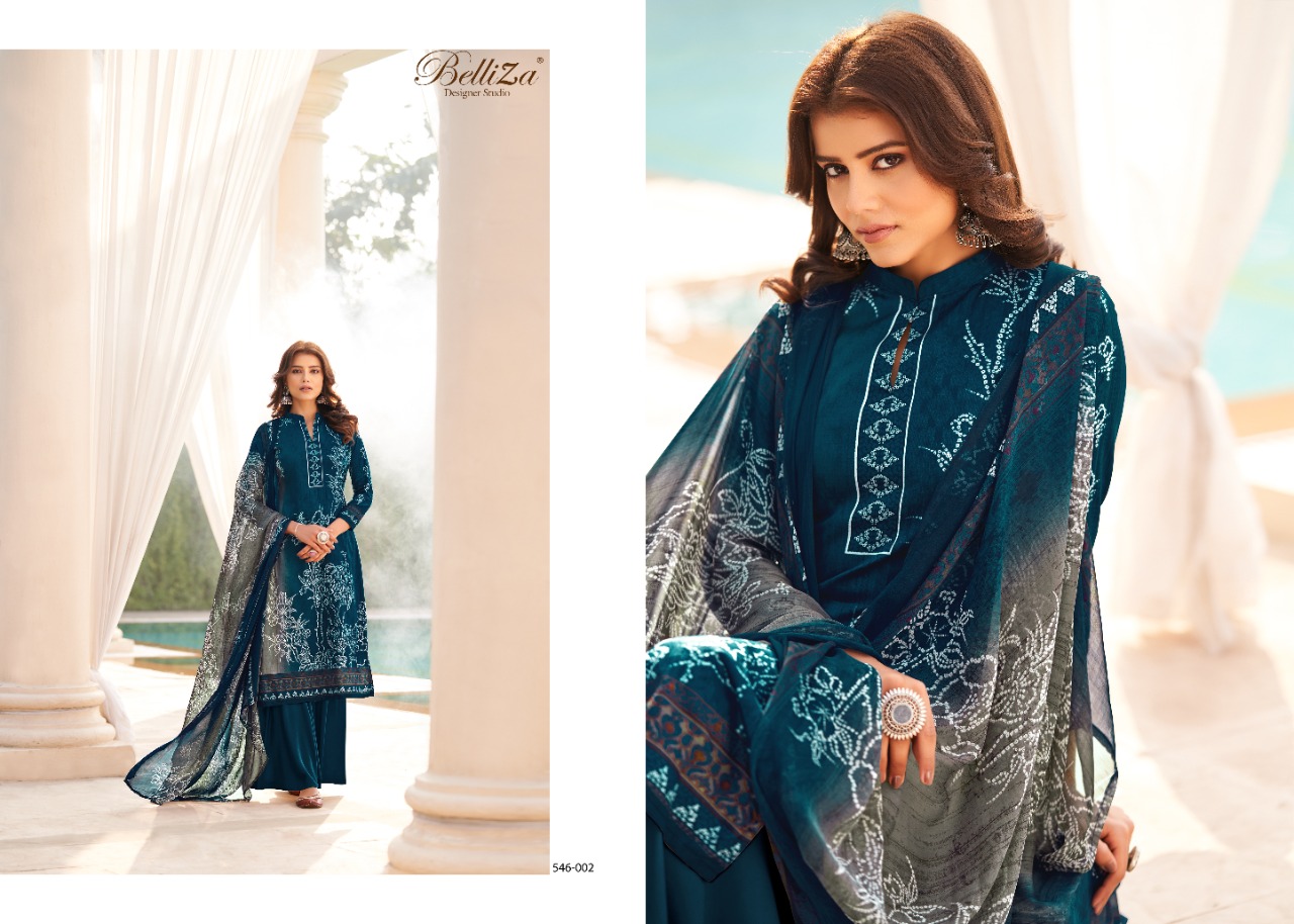 Belliza Vogue Pure Premium  Printed Cotton Dress Materials Wholesaler