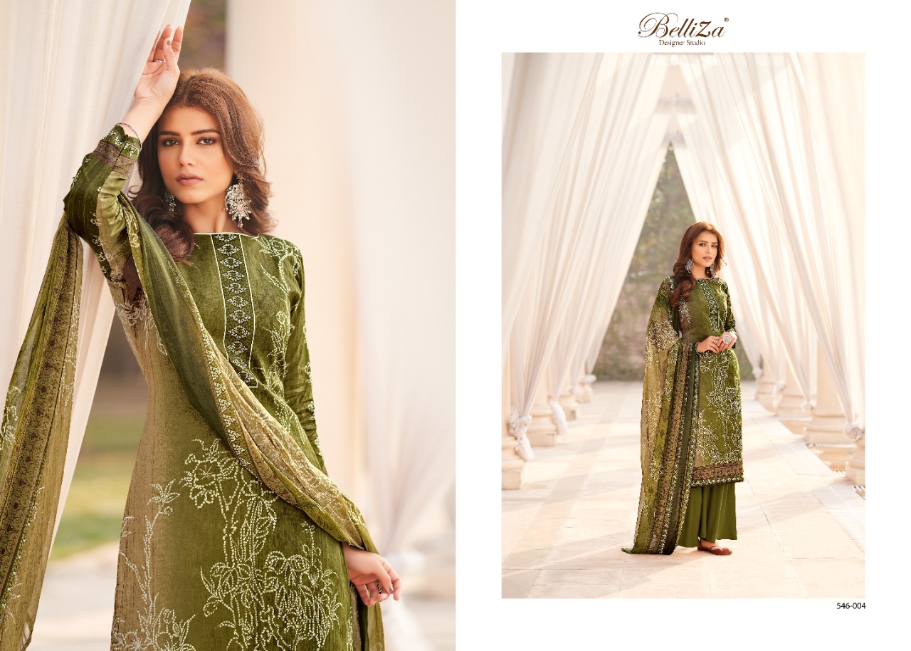 Belliza Vogue Pure Premium  Printed Cotton Dress Materials Wholesaler