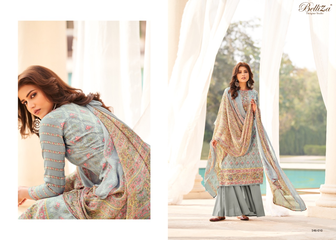 Belliza Vogue Pure Premium  Printed Cotton Dress Materials Wholesaler