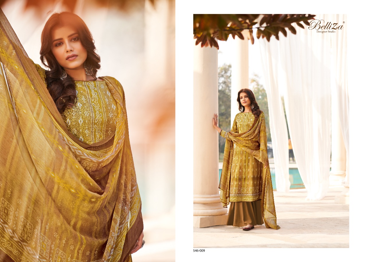Belliza Vogue Pure Premium  Printed Cotton Dress Materials Wholesaler
