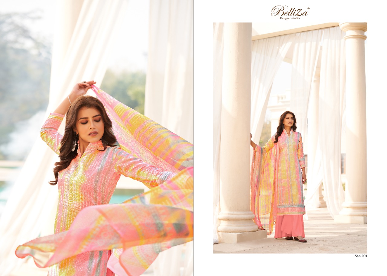 Belliza Vogue Pure Premium  Printed Cotton Dress Materials Wholesaler