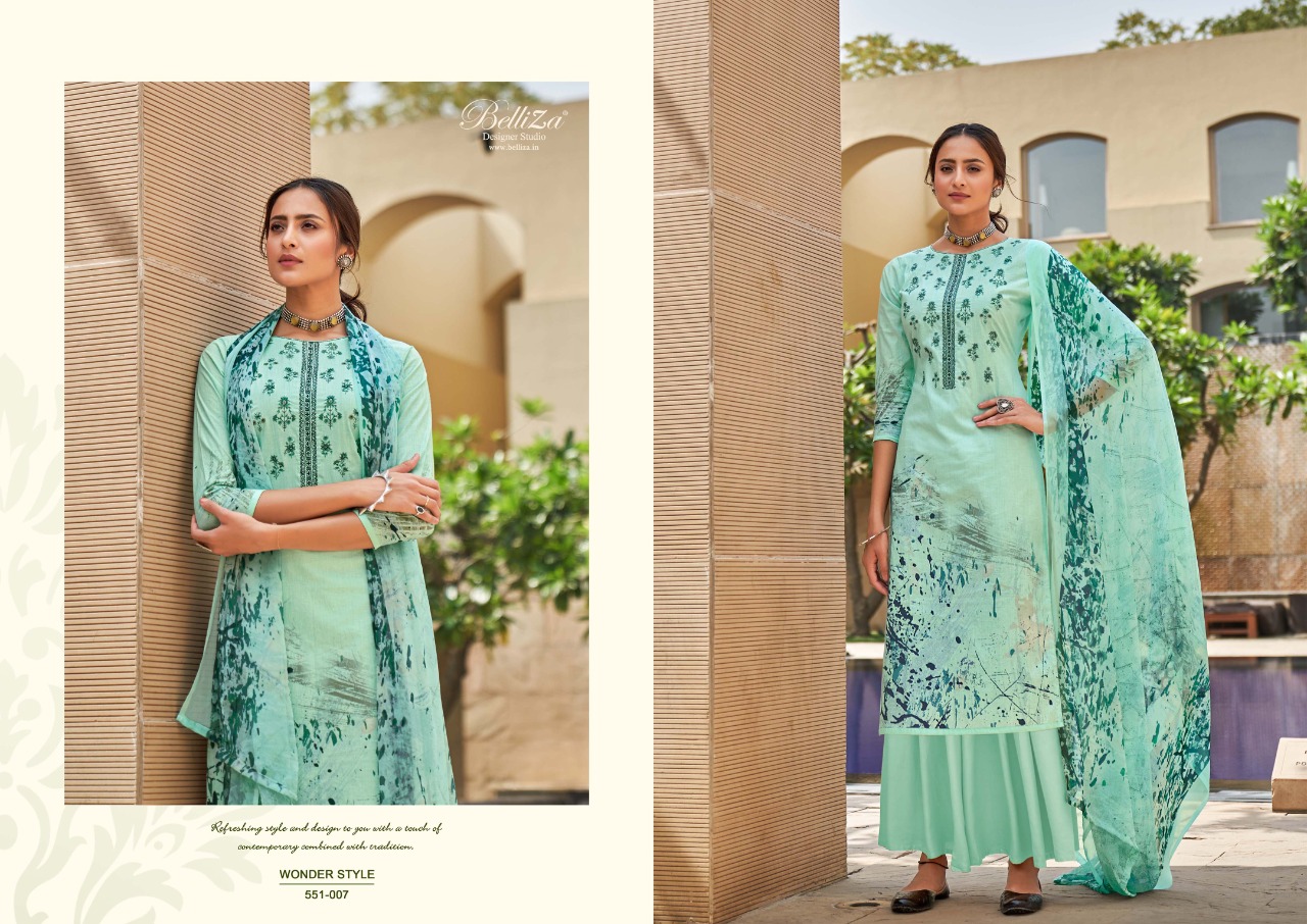 Belliza Wonder Style Pure Premium Cotton Dress Material Buy Women's Dress Material